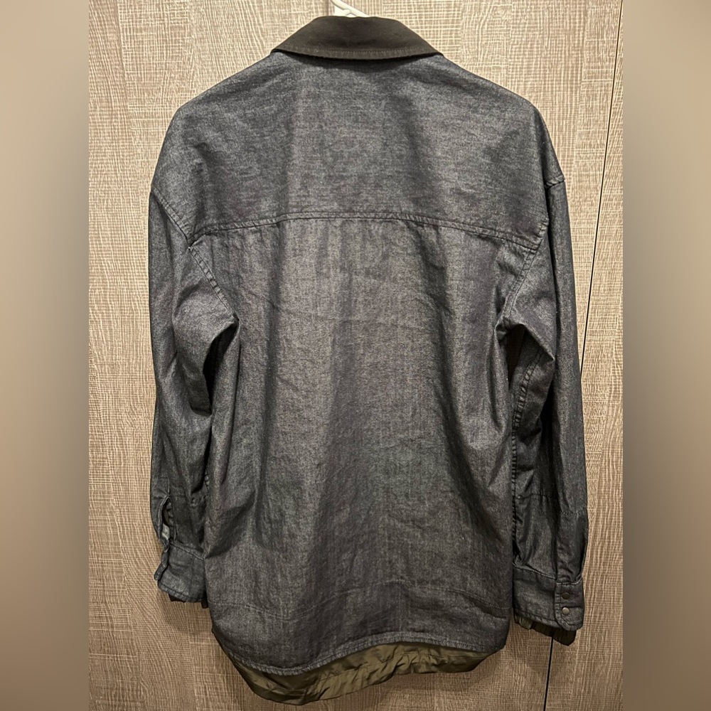 Zara Men’s Oversized Blue Denim Overshirt Jacket size S - Picture 3 of 3